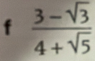  (3-sqrt(3))/4+sqrt(5) 