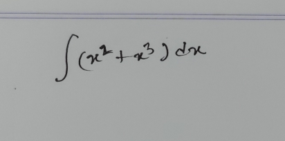 ∈t (x^2+x^3)dx