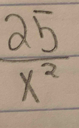  25/x^2 