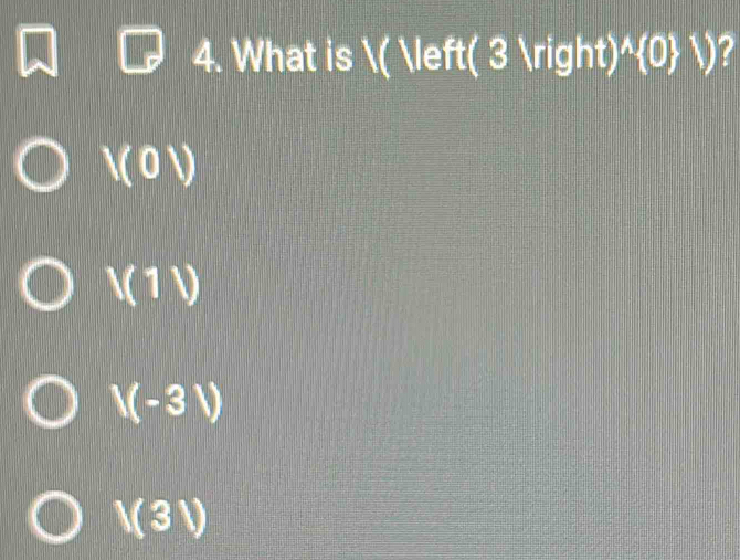 What is (Veft(3Vight)^wedge  0 1)
V(0V)
I(1)
V(-3V)
1(31)