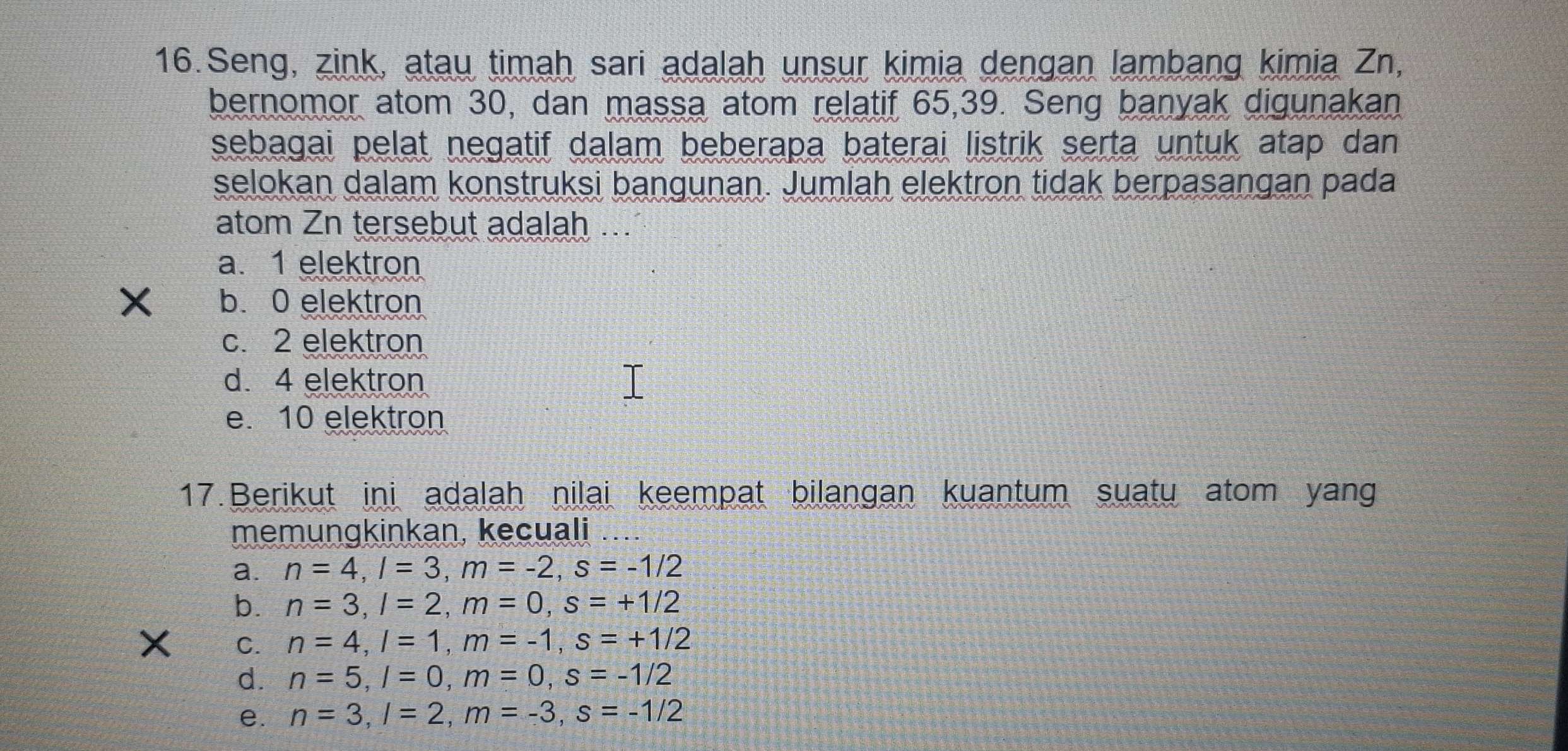 Telah dijawab:Seng, zink, atau timah sari adalah unsur kimia dengan ...
