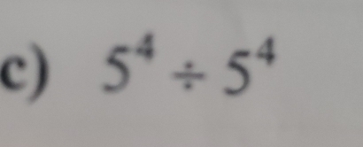 5^4/ 5^4