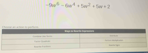 -9w^6-6w^4+5w^2+5w+2