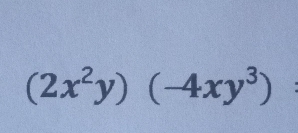 (2x^2y)(-4xy^3)