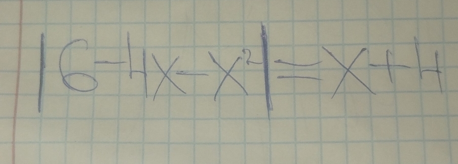 |6-4x-x^2|=x+4