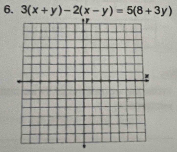 3(x+y)-2(x-y)=5(8+3y)