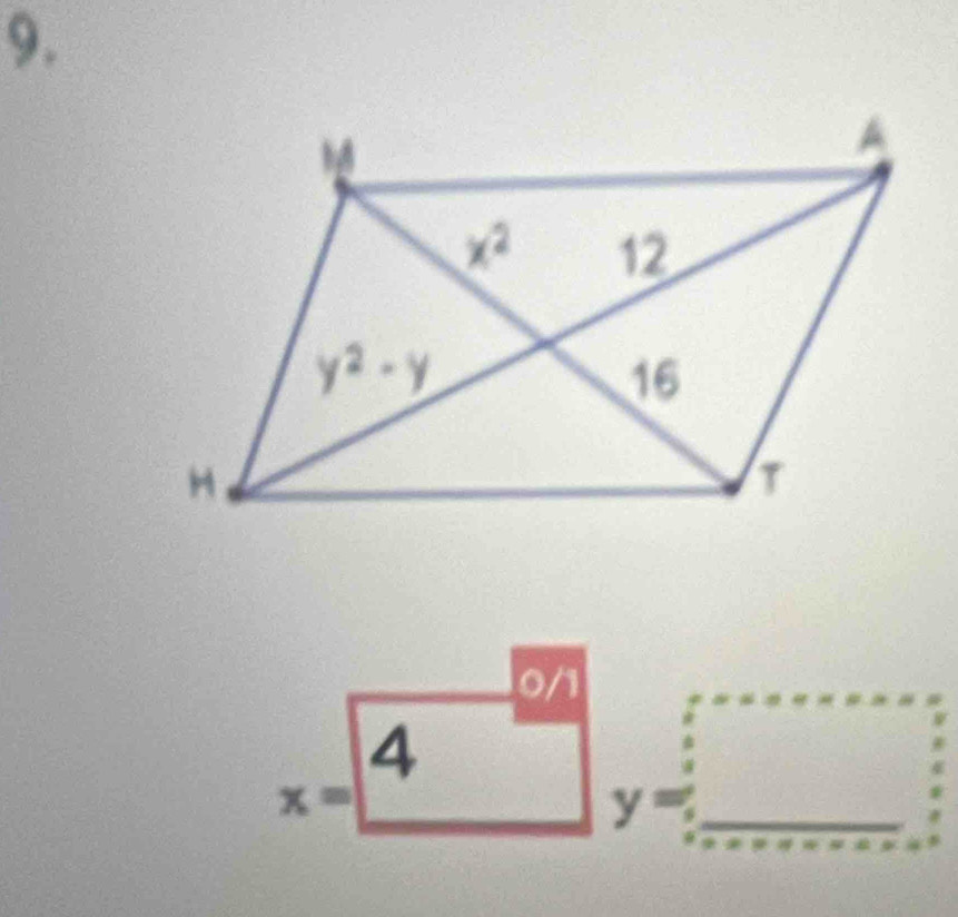 0/1
x=4 y= _