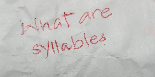 What are 
sylables