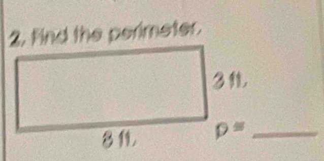 2, Find the perimeter.
p= _