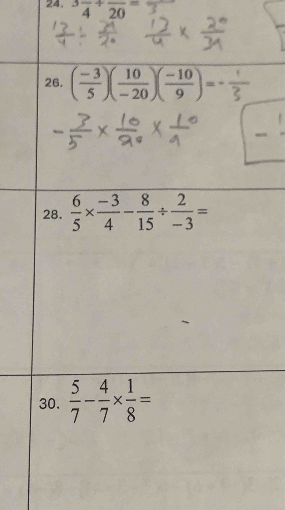 3frac 4/ frac 20=