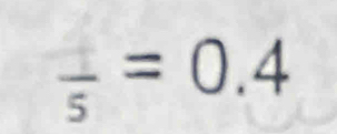 frac 5=0.4