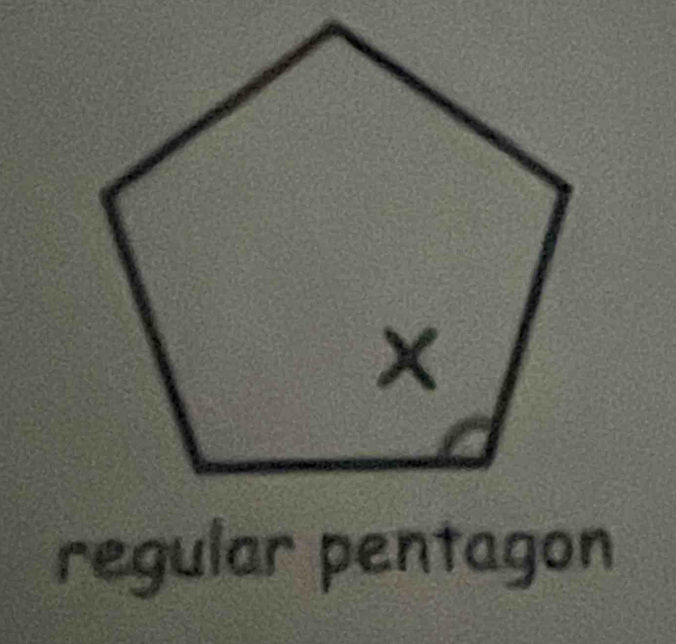 regular pentagon