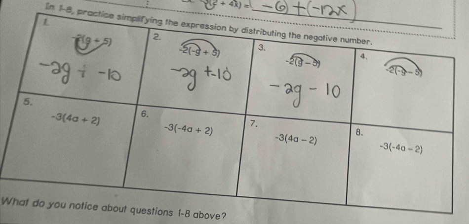 x(2+4x)=
In 1-8, p
Wns 1-8 above?