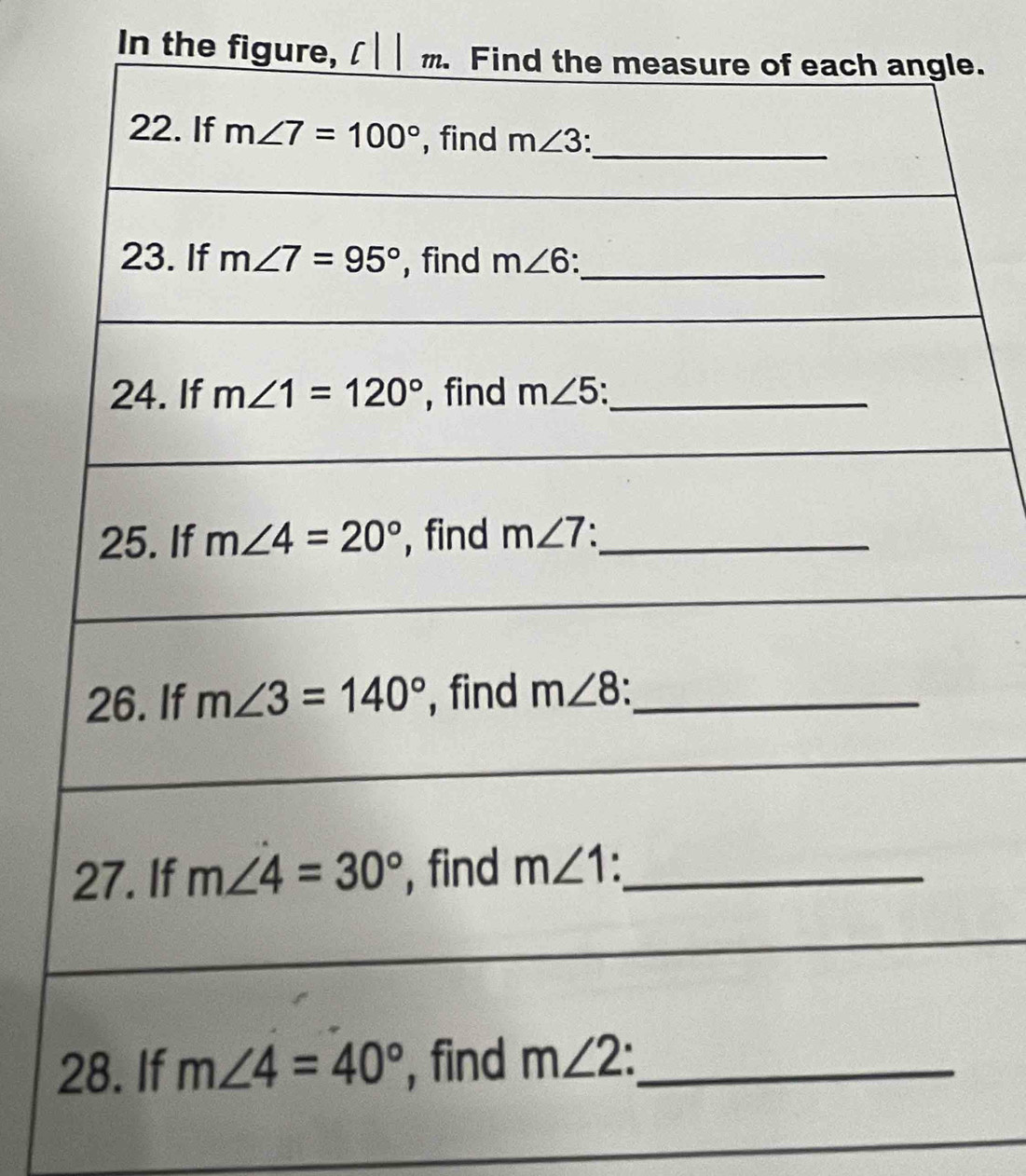 In the figure, _ c||m.. Find.