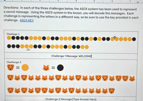 Solved: 5 6 7 Directions: In each of the three challenges below, the ...