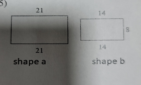 shape a shape b