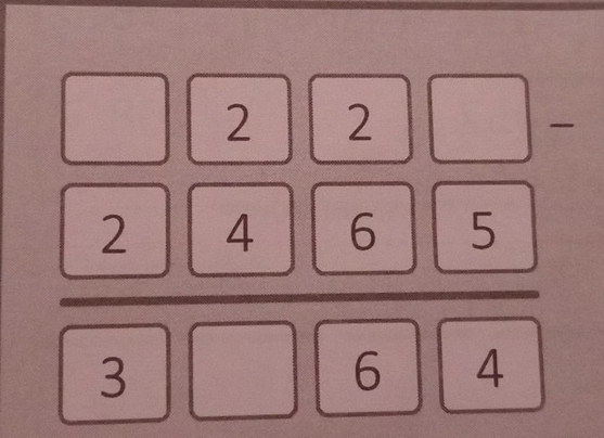 frac beginarrayr □ □ 2□ □  2□  5endarray boxed 3boxed 4beginarrayr □  4endarray 