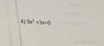 9x^2+3x=0