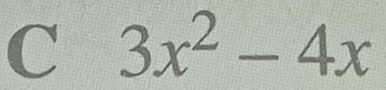 3x^2-4x