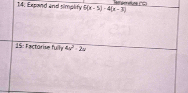 Temperature (''C)
14: E