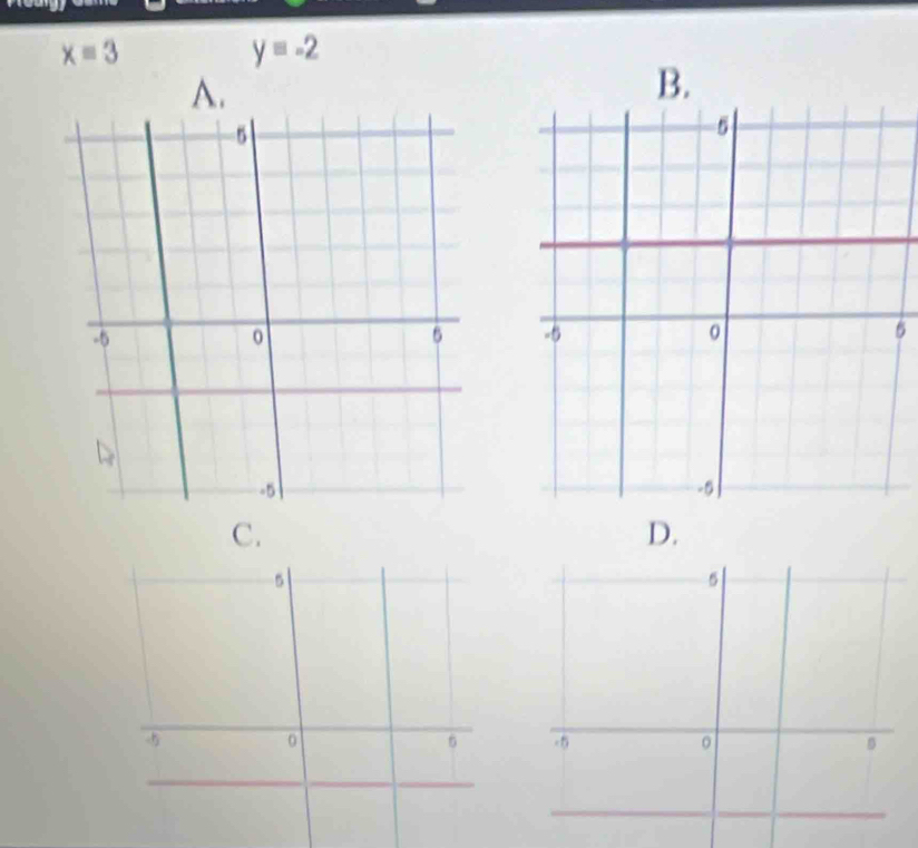 x=3
y=-2
B.
5
C.
D.
5
-5 。