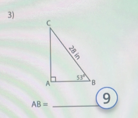 AB= _
9