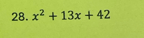 x^2+13x+42