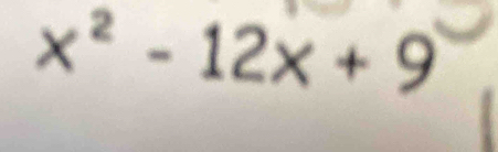 x^2-12x+9