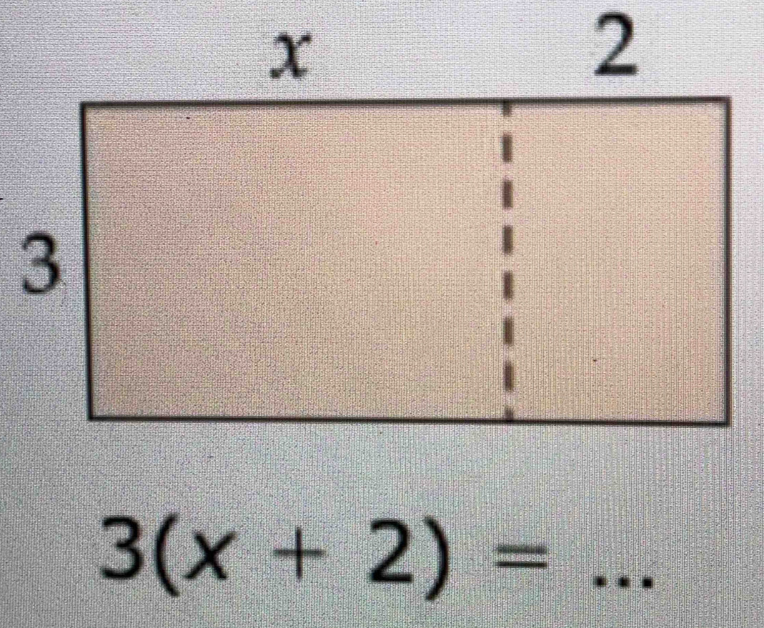 3(x+2)= _