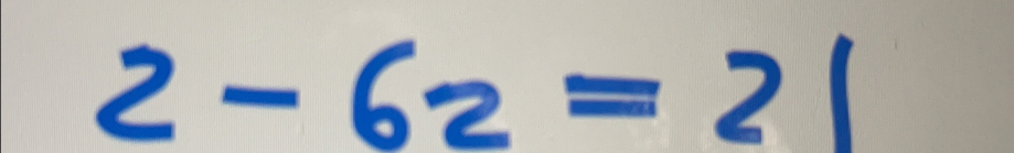 2-6= =2