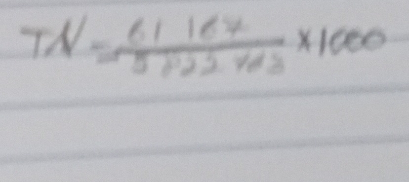 Tlambda = 61167/5822* 0.3 * 1000