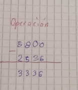 Openacion
frac beginarrayr 5800 -2536