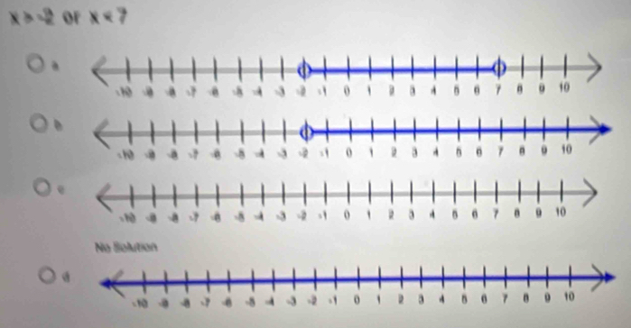 x>-2 or x<7</tex> 
a 
olution