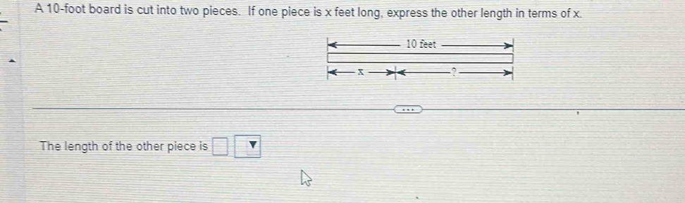 A 31 Foot Board Is Cut Into Two Pieces