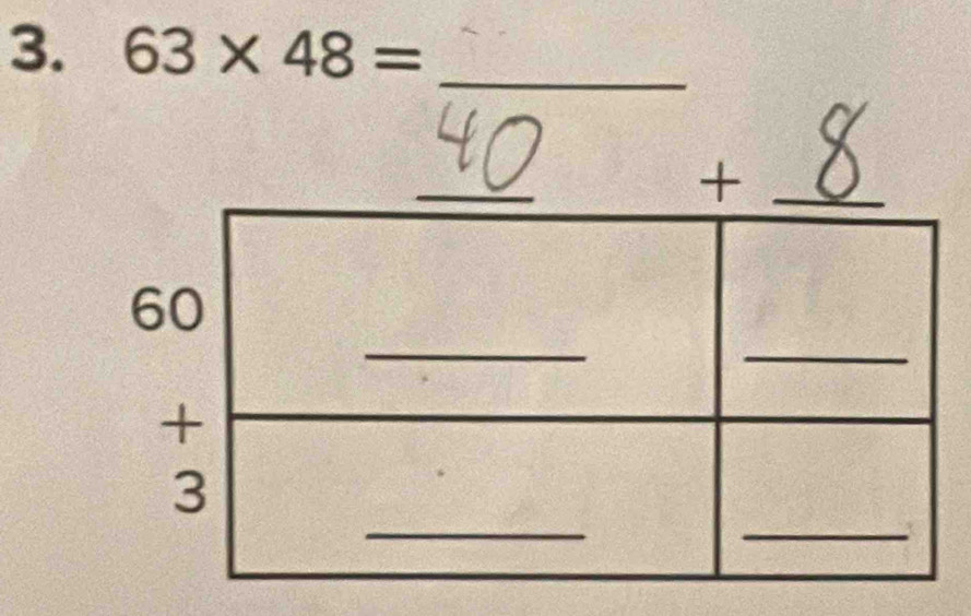 63* 48= _