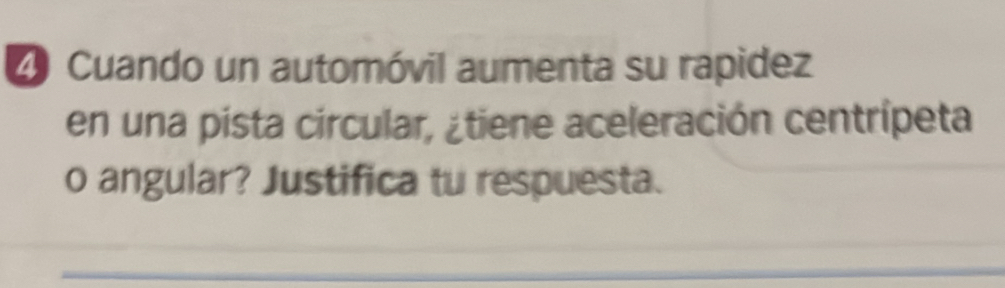 Resuelto:Cuando un automóvil aumenta su rapidez en una pista circular ...