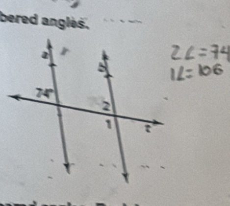 bered angles.