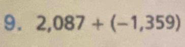 2,087+(-1,359)