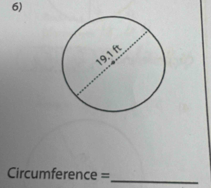 Circumference =