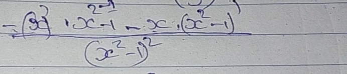 =frac (x)^2+x^2-1(x^2-1)^2