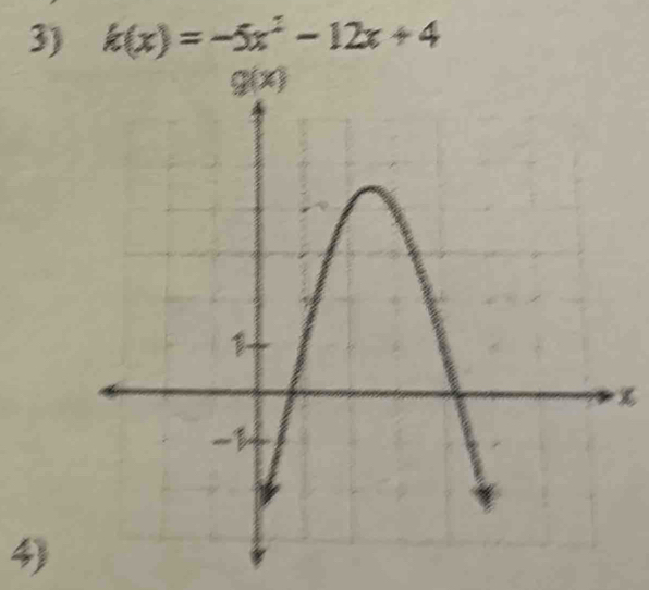 k(x)=-5x^2-12x+4
4)