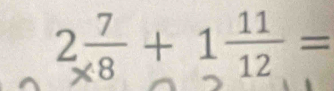 2 + 1 ÷ =