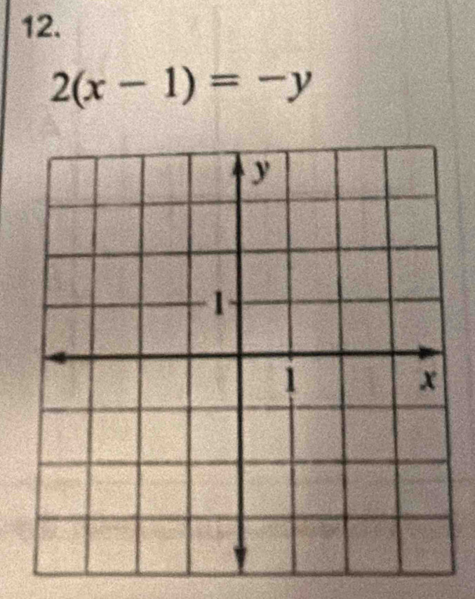 2(x-1)=-y