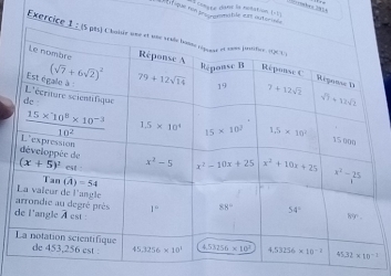 consée dans la molation (-5 
p tifiple sen pomnable et outoria
Exercice