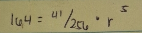 164=41/256· r^5