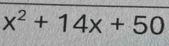 x^2+14x+50