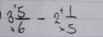 3^3frac * 6-2^+ 1/* 5 