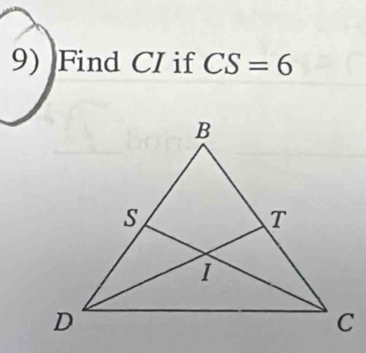 Find CI if CS=6