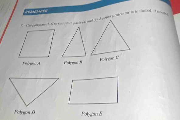 RENENDER
Polygon A Polygon B
Polygon D Polygon E