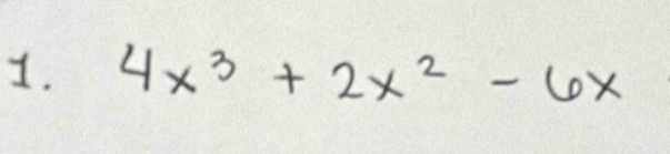 4x^3+2x^2-6x